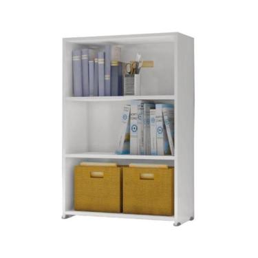 Imagem de Livreiro Multiuso Faroe Branco Casa Moderna