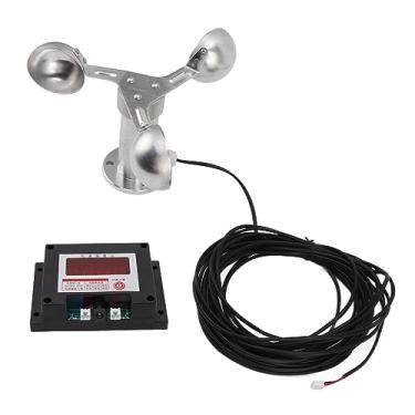 Imagem de Medidor de Velocidade do Com Alarme de Anemômetro de Guindaste de Torre Com Copo de de 3 Xícaras, Medição de 360 graus de Alta Precisão para Usina de Energia, Estação