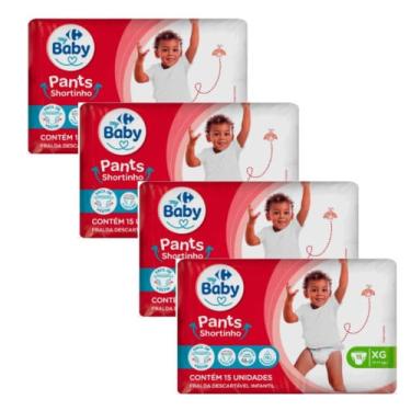 Imagem de Fralda Pants Carrefour My Baby xg 60 Unidades Fralda Calça Carrefour My Baby xg 60 Unidades