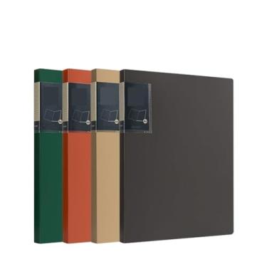 Imagem de Pastas de Arquivo Pasta de arquivo A4 com inserções transparentes, 60 páginas, livro de dados, organizador de documentos de contrato de PP multicamadas, 4 peças Organizador de Arquivos