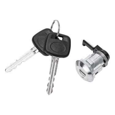 Imagem de Rldym Cilindro de fechadura de porta de combustível com 2 chaves 69058-35140 para Toyota Tacoma 2000-2003 Toyota Tundra Tampa de enchimento de combustível 69058-29016, 69058-26030, 69058-34020