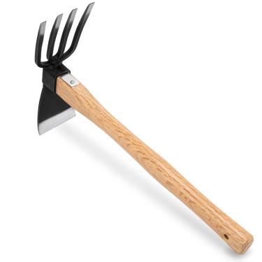 Imagem de MAHOOMMAKH Ferramenta De Jardim, Enxada Japonesa Para Capinar - Cultivador 2 Em 1, Ferramentas Manuais Jardinagem E Plantio