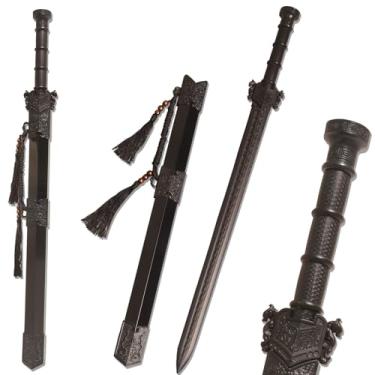 Imagem de EVA-FRIEREN Espada De Plástico De Polipropileno De Alta Resistência, Espada De Mola Bordada De Estilo Antigo Com Bainha Para Prática E Treinamento