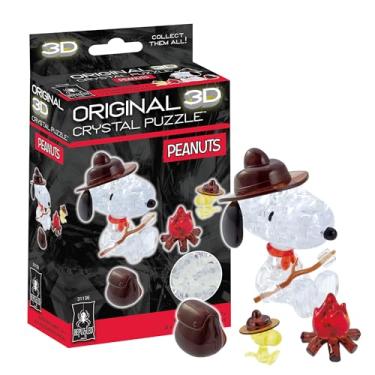 Imagem de BePuzzled | Peanuts Snoopy Campfire Original 3D Crystal Puzzle, Ages 12 and Up
