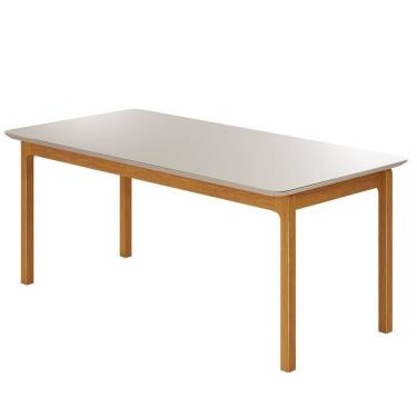 Imagem de Mesa De Jantar Retangular Cativa Jcm Off White 1,80 M