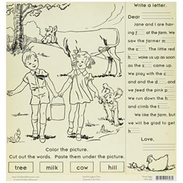 Imagem de October Afternoon Cartolina dupla face Farm Girl, 30,48 cm x 30,48 cm (12" x 12") ovos frescos 25