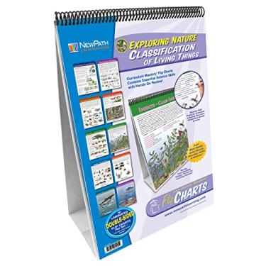 Imagem de NewPath Learning Conjunto de 10 peças de classificação de coisas vivas curriculum Mastery Flip Chart de 5 a 10 anos
