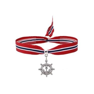 Imagem de BDM Pulseira náutica, pulseira de âncora, veleme, presentes náuticos, marinheiros e pescadores, amantes do mar, BDM