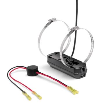 Imagem de Humminbird 710281-1 XTM 9 HW MDI T HELIX (MEGA Down Imaging+) Transdutor de motor de rolagem de temperatura + Dual Spectre, preto