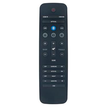 Imagem de PERFASCIN Controle remoto de substituição infravermelho adequado para Philips Fidelio YKF297-006 YKF297-009 Alto-falante Sound Bar HTL7180 HTL5120/12 HTL9100 HTL5120