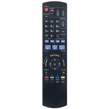 Imagem de N2QAYB000378 Novo controle remoto de substituição adequado para Panasonic Blu-ray Disc Player DMPBD601 DMP-BD601 DMPBD605 DMP-BD605 DMPBD60 DMP-BD60 DMPBD80 DMP-BD80 RTN2QAYB000378