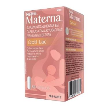 Imagem de Materna Nestlé Opti Lac 30 Cápsulas Pós Parto