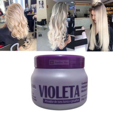 Imagem de Máscara Matizadora Violeta 250g Mairibel Profissional - Mairibel Cosmé