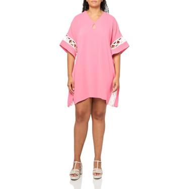 Imagem de Trina Turk Vestido feminino Amoureux, Eden Roc Rose, PP