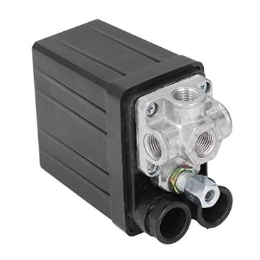 Imagem de Interruptor de Controle de Pressão do Compressor de Ar 90-125psi 220V 380V 4 Bolas Válvula de Bomba de Ar Operação de Economia Automática de Energia Adequada para Uso Industrial