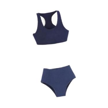 Imagem de menolana Roupas de roupas de boneca de 12 polegadas de 1/6 de escala de 12 polegadas e shorts maiôs de maiôs colecionáveis ​​de biquíni figuras de ação, Azul