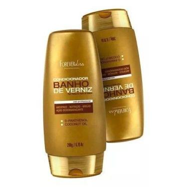 Imagem de Kit Com 2 Condicionador Banho de Verniz Forever Liss 200g - Forever Li