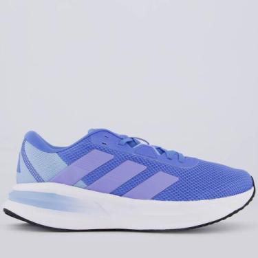 Imagem de Tênis Adidas Galaxy 7 Feminino Azul e Roxo, 34