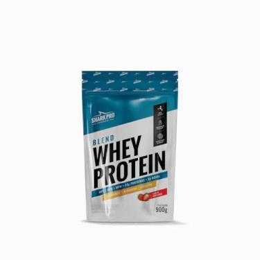 Imagem de BLEND WHEY PROTEIN REFIL 900 G - SABOR MORANGO