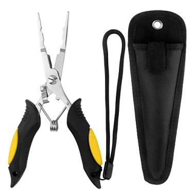 Imagem de Hikary Alicate De Pesca Ponta Longa Hikary, Equipamento Para Gelo, Removedor Anzol Aço Inoxidável, Cortador Trança, Multiferramentas À Prova Ferrugem, Pinça Água Doce E Salgada