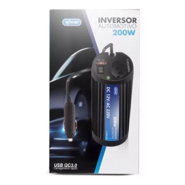 Imagem de Inversor Tensão Veicular 12v Usb 200w 220v KP902 - Knup