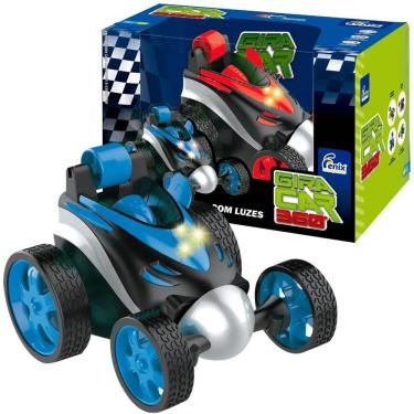 Imagem de Carrinho De Controle Remoto Gira Car 360 Azul - Fênix