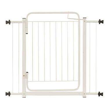 Imagem de Portão Grade de Proteção Tamanho Ajustável de 84 até 89 cm Segurança Cachorro Pets Bebe Crianças Porta Vãos - Acompanha Extensores