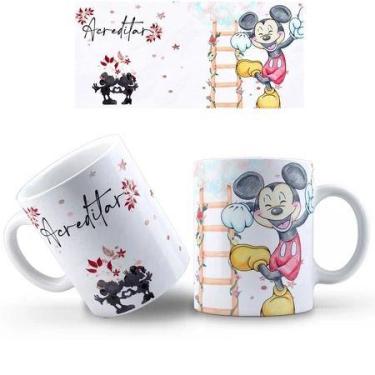 Imagem de Caneca Mickey e Minnie COM SEU NOME de Porcelana vários modelos - loja