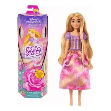 Imagem de Boneca Princesa Rapunzel Disney Com 11 Surpresas Mattel Htv86