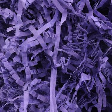 Imagem de hasumcol Enchimento de papel amassado de 1 kg para cestas de caixa de presente, enchimento de papel desfiado para aniversário, casamento, aniversários