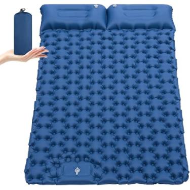 Imagem de Colchão Inflável Casal, Colchonete Camping, Colchonete Camping Casal, 196 * 125 * 9Cm, Inflável Acionado Pelo Pé