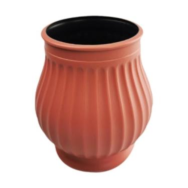Imagem de UxicRuya Vaso de Flores, Vaso de Botões, Organizador de Sala de Estar, Plantador de Mesa para Casa, Suporte para Vaso de Flores Interno, Natal, Escritório, Buq, Rosa, Tamanho real
