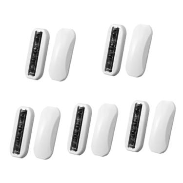 Imagem de Cabilock 5 varredores de migalhas de mesa, escova de limpeza de rolo, coletor de migalhas portátil para vassoura de casca de nozes