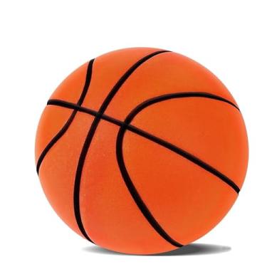 Imagem de Bola silenciosa de basquete silenciosa sem ruído espuma de basquete para treinamento interno bola silenciosa para driblar No.7-23.9 cm Bola silenciosa para atividades domésticas e internas