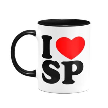 Imagem de JPS INFO, Caneca I Love SP - S?o Paulo - 325ml - B-black
