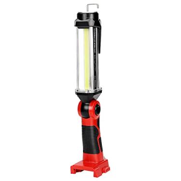 Imagem de Hipoke Luz De Trabalho Led, Holofote Recarregável 35 W E 2000 Lm, Compatível Com Bateria Íons Lítio Milwaukee 18 V, Porta Usp Para Lanterna Cob, Gancho, Externa Garagem, Reparo Automóveis