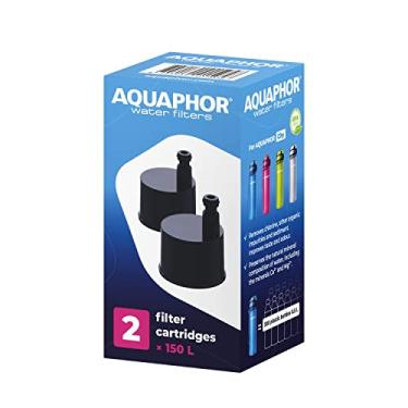 Imagem de AQUAPHOR Pacote de filtros de garrafa City x 2 | Filtros de cloro e impurezas | Mantenha-se hidratado em qualquer lugar!