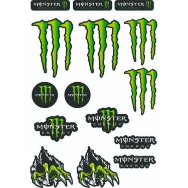 Imagem de Kit Adesivos Monster Moto Carro Bicicleta - Spts