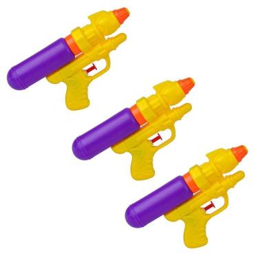 Imagem de Kit 3 Lançador Pistola De Água Arminha