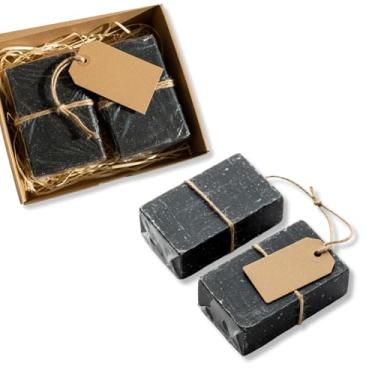 Imagem de Kit Verde Profundo – Sabonetes Naturais Artesanais (2 unidades) - Base de Bacuri + Argila Verde | Vegano | Feito à Mão | Linha Essencial Diária