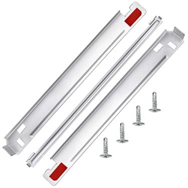 Imagem de Kit de empilhamento de lavadora e secadora KSTK1 68.6 cm para LG Lavanderia Máquina de lavar e secar roupa - Metal sólido com revestimento cromado - 10 ANOS DE GARANTIA