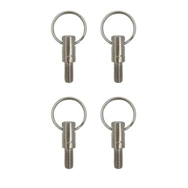 Imagem de TUOREN 4 peças para tarola de marcha, fivela de cinto, alça de metal para tambor, anel de parafuso, suporte de gancho, peças de ferragens