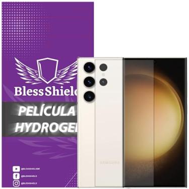Imagem de Película Hydrogel Fosca Compatível Com Linha Samsung Galaxy S BlessShield Cobertura Total (S23 Ultra)