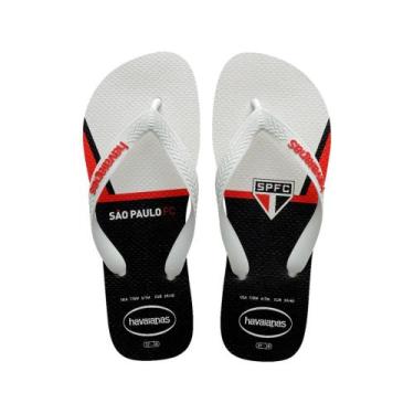 Imagem de Chinelo Havaianas Top São Paulo Oficial Times Torcida Tricolor Origina