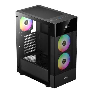 Imagem de Gabinete Gamer Gamdias Aura GC5 ARGB Preto com 3 fans