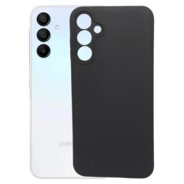 Imagem de Capa Anti Impacto Aveludada Preta Para Galaxy A15 M15 - Mustangshop