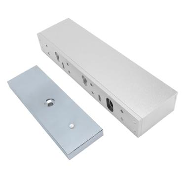 Imagem de Phefop Trava Magnética Elétrica, 500kg 1200 Libras de Força de Retenção, DC12V, Montagem na Superfície, para Porta de Madeira, Porta de Metal de Vidro