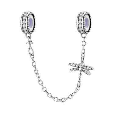 Imagem de Berloque De Prata 925 Com Margarida, Borboleta E Coração Para Pulseira