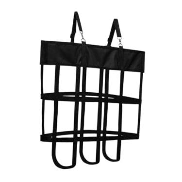 Imagem de predolo Suporte para ventilador de caixa de estábulo para cavalos, bolsa para ventilador de estábulo, preto, transportador de ventilação, ajustável, suporte