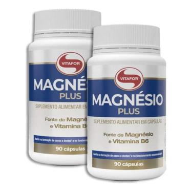Imagem de Kit 2x Magnésio Plus com Vitamina B6 90 Cápsulas Vitafor